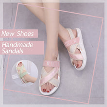 Load image into Gallery viewer, Peep Toe Comfortable Sport Casual Flat Sandals

