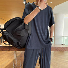 Load image into Gallery viewer, Ice Silk Male Casual Suit
