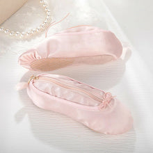 Load image into Gallery viewer, Personalized Pink Ballet Shoe Style Makeup Bag
