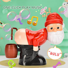Load image into Gallery viewer, Funny Santa Bubble Blowing Machine
