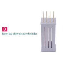 Load image into Gallery viewer, Hirundo 16 Holes BBQ Kabob Skewer Maker, Quick Kabob Express
