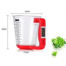 Load image into Gallery viewer, Hirundo Digital Measuring Cup and Scale, Red
