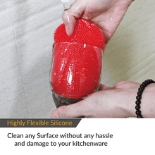 Load image into Gallery viewer, Hirundo Silicone Multi-purpose Scrubber Sponge
