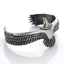 Load image into Gallery viewer, Adjustable Silver eagle bracelet
