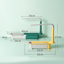 Load image into Gallery viewer, Updated Telescopic Sink Storage Rack
