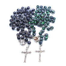 Load image into Gallery viewer, Handmade Blue Onyx Rosary Beads
