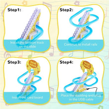 Load image into Gallery viewer, Electric Duck Slide Track With Lights And Music
