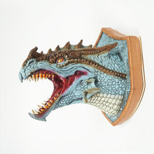 Load image into Gallery viewer, Wall Fantasy Dragon Head Wall Decor
