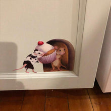 Load image into Gallery viewer, Realistic 3D Mouse Hole Wall Stickers
