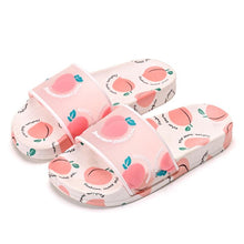 Load image into Gallery viewer, Transparent Fruits Pattern Flat Sandals

