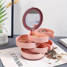 Load image into Gallery viewer, 4 Layers Rotatable Jewelry Storage Box
