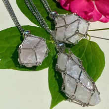 Load image into Gallery viewer, Crystal Stone Holder Necklace
