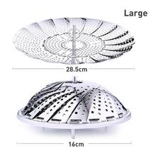 Load image into Gallery viewer, Stainless Steel Telescopic Steamer
