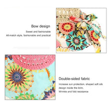 Load image into Gallery viewer, Fashion Hollow Printed Sun Hat
