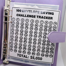 Load image into Gallery viewer, 100 Envelope Challenge Binder

