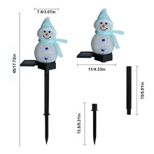 Load image into Gallery viewer, Waterproof Solar Snowman Lamp
