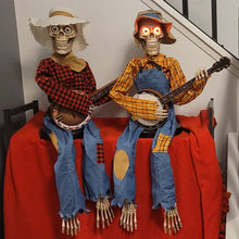 Load image into Gallery viewer, Funny Animated Dueling Banjo Skeletons
