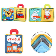 Load image into Gallery viewer, Early Education 3D Cloth Book
