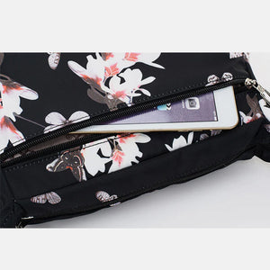 Women's Multi-Pocket Nylon Shoulder Handbag