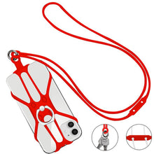 Load image into Gallery viewer, Universal Silicone Lanyard Phone Holder
