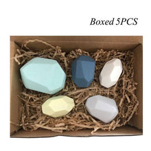 Load image into Gallery viewer, Wood Rock Set Balancing Blocks Toy
