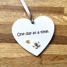 Load image into Gallery viewer, Wooden Heart Pocket Teddy Bear Hug
