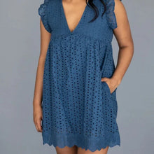 Load image into Gallery viewer, California Lace Dress Romper
