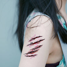 Load image into Gallery viewer, 🎃Halloween prank makeup temporary tattoo🎃
