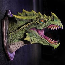 Load image into Gallery viewer, Wall Fantasy Dragon Head Wall Decor
