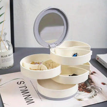 Load image into Gallery viewer, 4 Layers Rotatable Jewelry Storage Box
