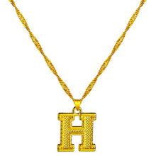 Load image into Gallery viewer, 18K Gold Plated Initial Letter Necklace
