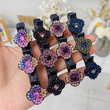 Load image into Gallery viewer, Three Flower Side Hair Clip
