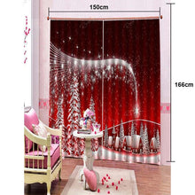 Load image into Gallery viewer, Christmas Window Curtains - 10 patterns
