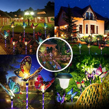 Load image into Gallery viewer, Outdoor Solar Garden Butterfly Lights Decor
