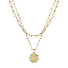 Load image into Gallery viewer, Gold Initial Necklaces for Women
