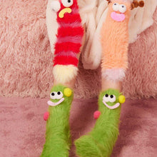 Load image into Gallery viewer, Coral velvet three-dimensional quirky socks
