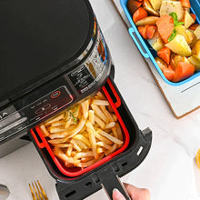 Load image into Gallery viewer, Foldable Air Fryer Silicone Baking Tray
