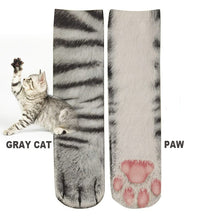 Load image into Gallery viewer, 3D Print Novelty Animal Paw Socks
