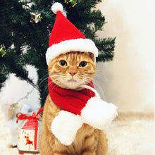Load image into Gallery viewer, Christmas Decoration Santa Hat with Scarf
