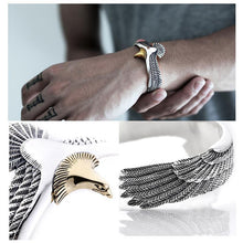 Load image into Gallery viewer, Adjustable Silver eagle bracelet
