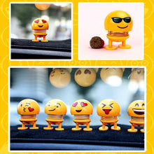 Load image into Gallery viewer, Car Shaking Head Emoji Doll Toys
