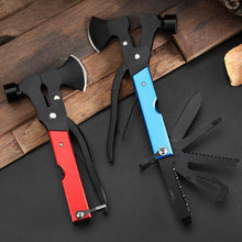 Load image into Gallery viewer, Steel Hammer Axe Multitool for Camping
