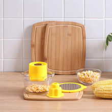 Load image into Gallery viewer, Cob Corn Stripper With Built-In Measuring Cup And Grater
