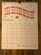 Load image into Gallery viewer, 2024 TS Lyrics Calendar
