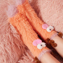 Load image into Gallery viewer, Coral velvet three-dimensional quirky socks
