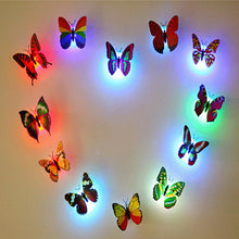 Load image into Gallery viewer, 3D LED Butterfly Decoration Night Light
