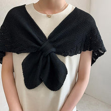 Load image into Gallery viewer, Fishtail Mini Knitted Shawl
