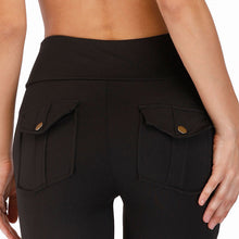 Load image into Gallery viewer, Women&#39;s Pocket Sexy Stretch Leggings Fitness Track Pants
