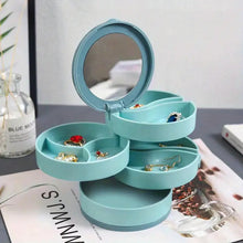 Load image into Gallery viewer, 4 Layers Rotatable Jewelry Storage Box

