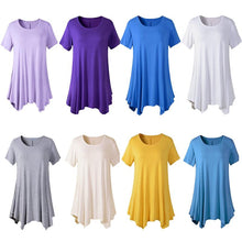 Load image into Gallery viewer, Loose fit comfortable panel T-shirt
